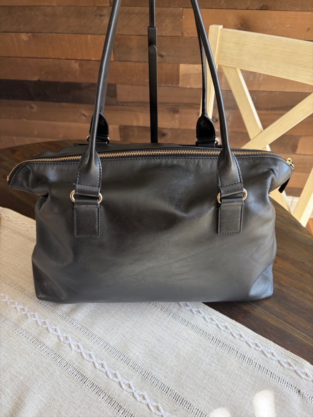 Kate Spade Hampton Theresa Large Tote Leather Shoulder Bag with Turn-Lock - Picture 2 of 16